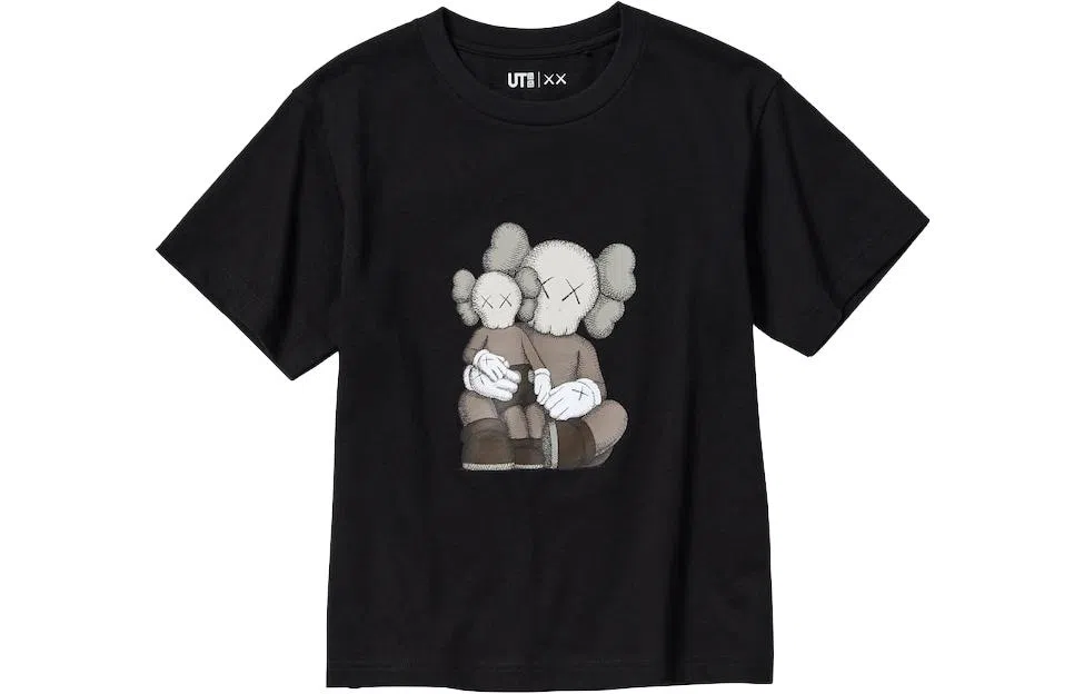 UNIQLO x KAWS SS23 Kids T-Shirt Black