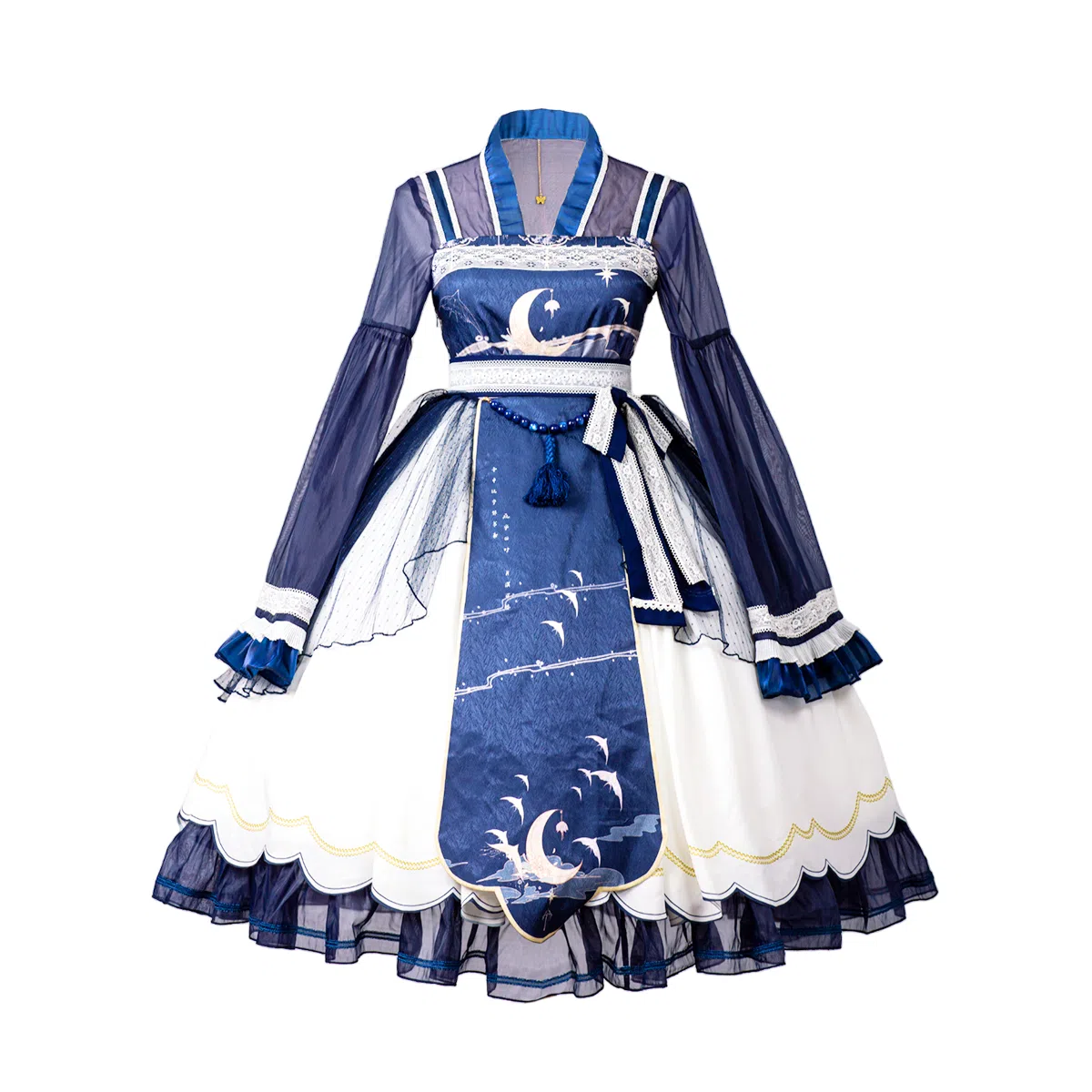 豹了个猫 夜与莺可爱华丽洛丽塔长袖连衣裙 萝莉装