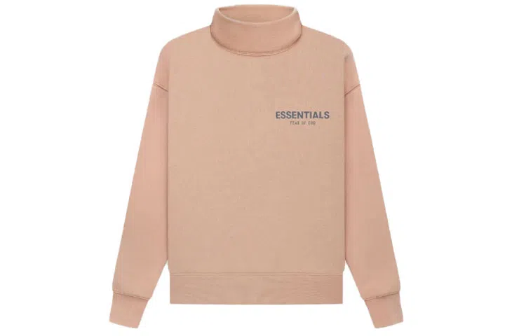 Fear of God Essentials FW21 Kids Pullover Mockneck Matte Blush