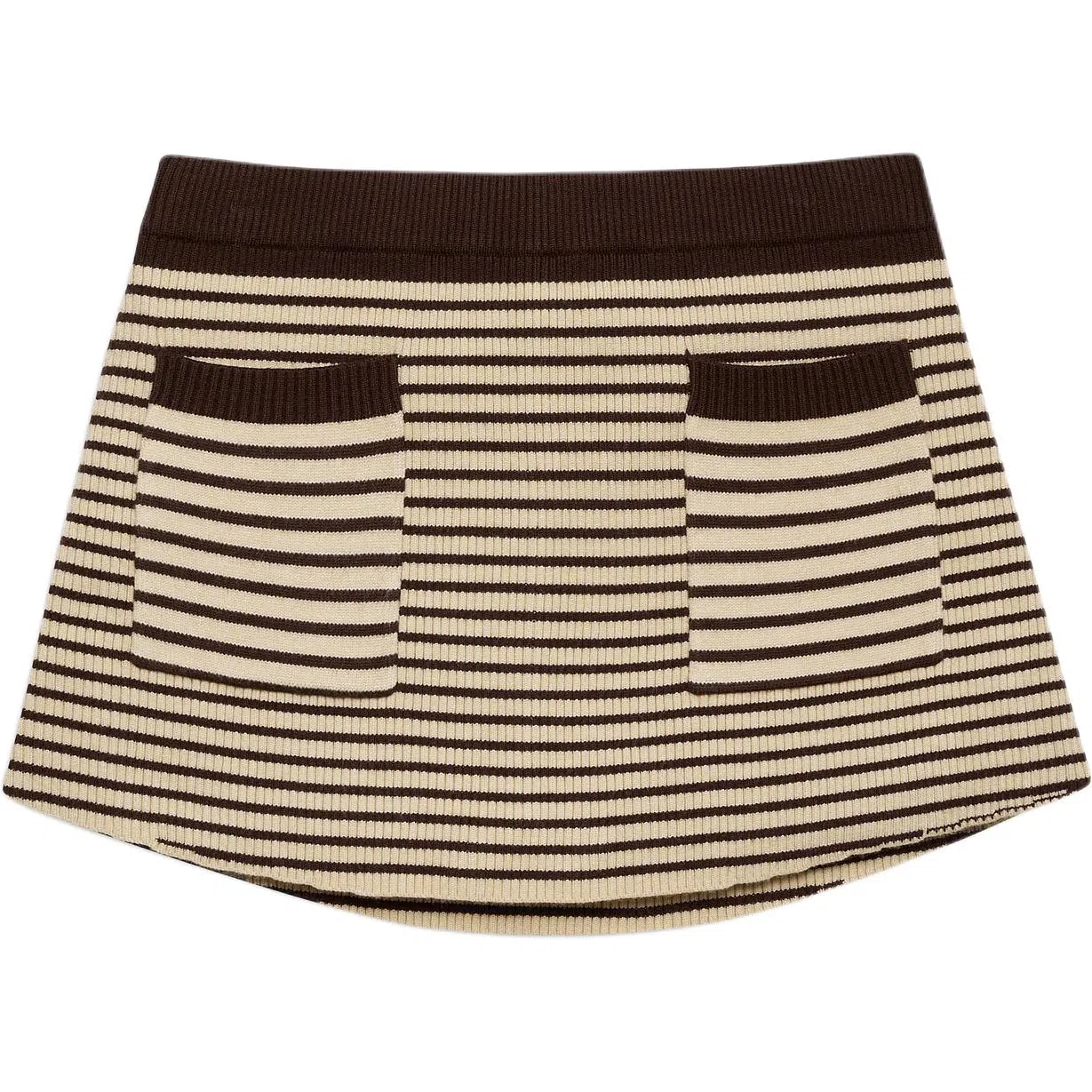 Victoria's Secret Frankies Bikinis Mila Cloud Knit Skort 70S Stripe