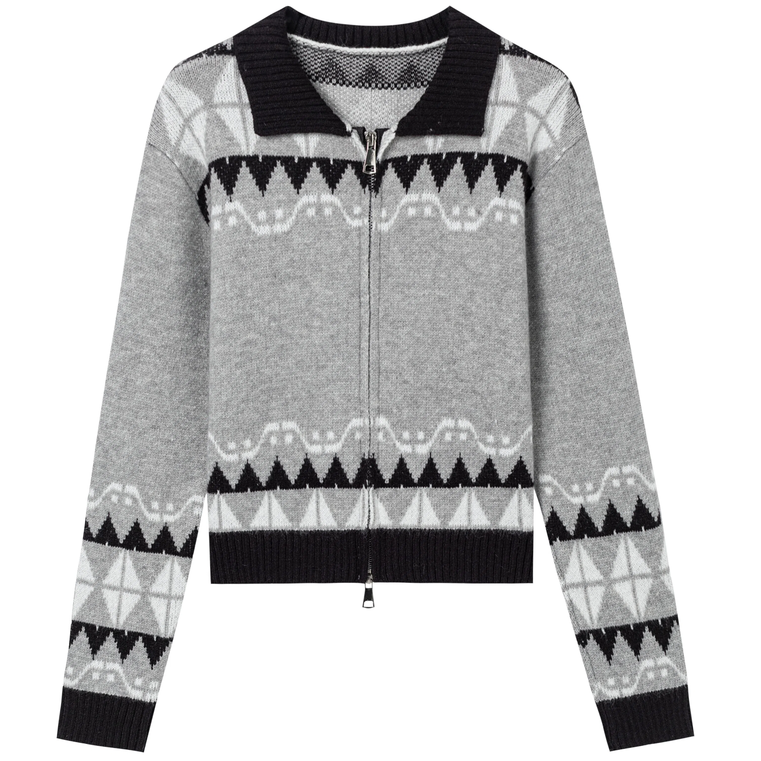 九条喵 学院宽松毛衣针织衫制服 女款