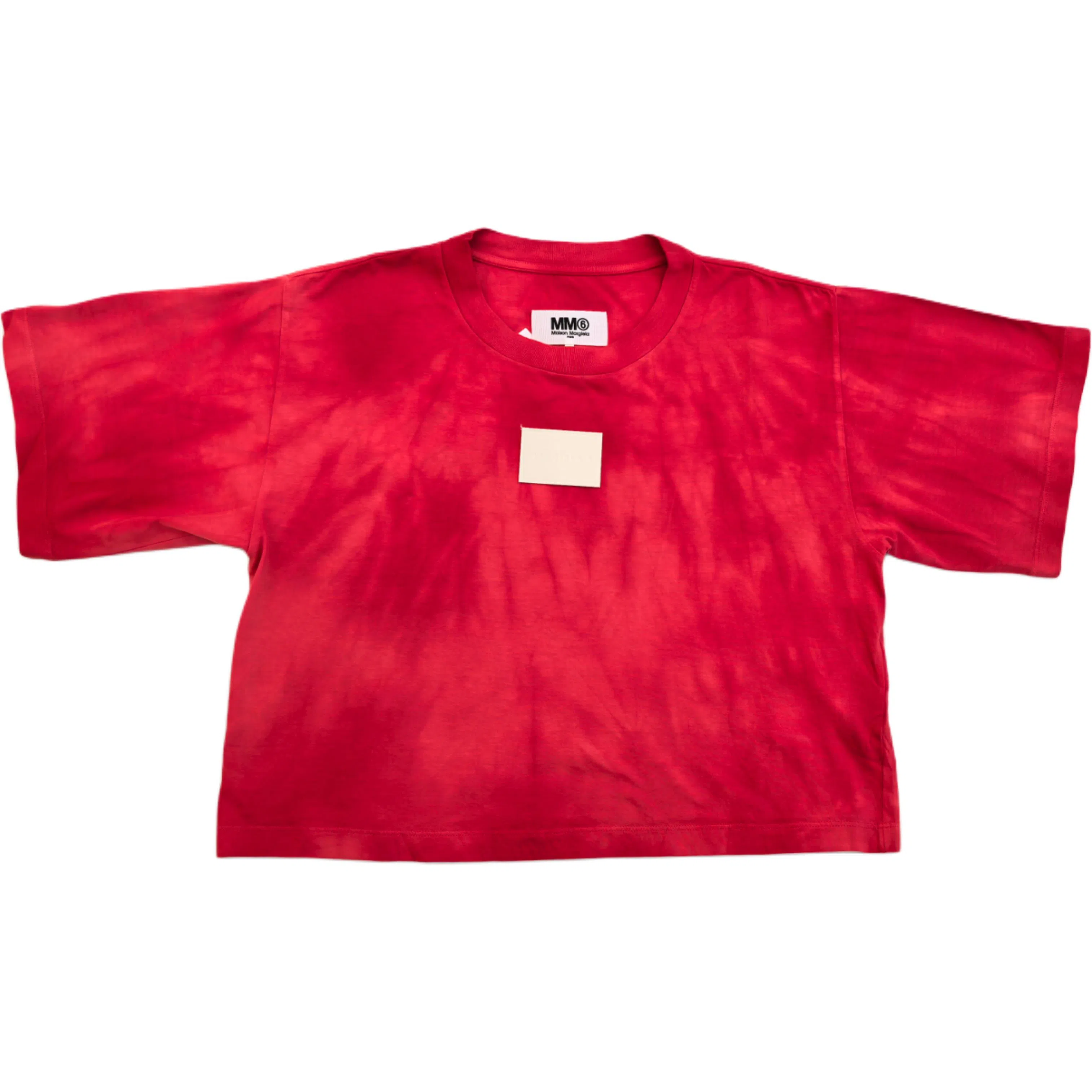 MM6 Maison Margiela Logo Effect Crew Neck T-Shirt