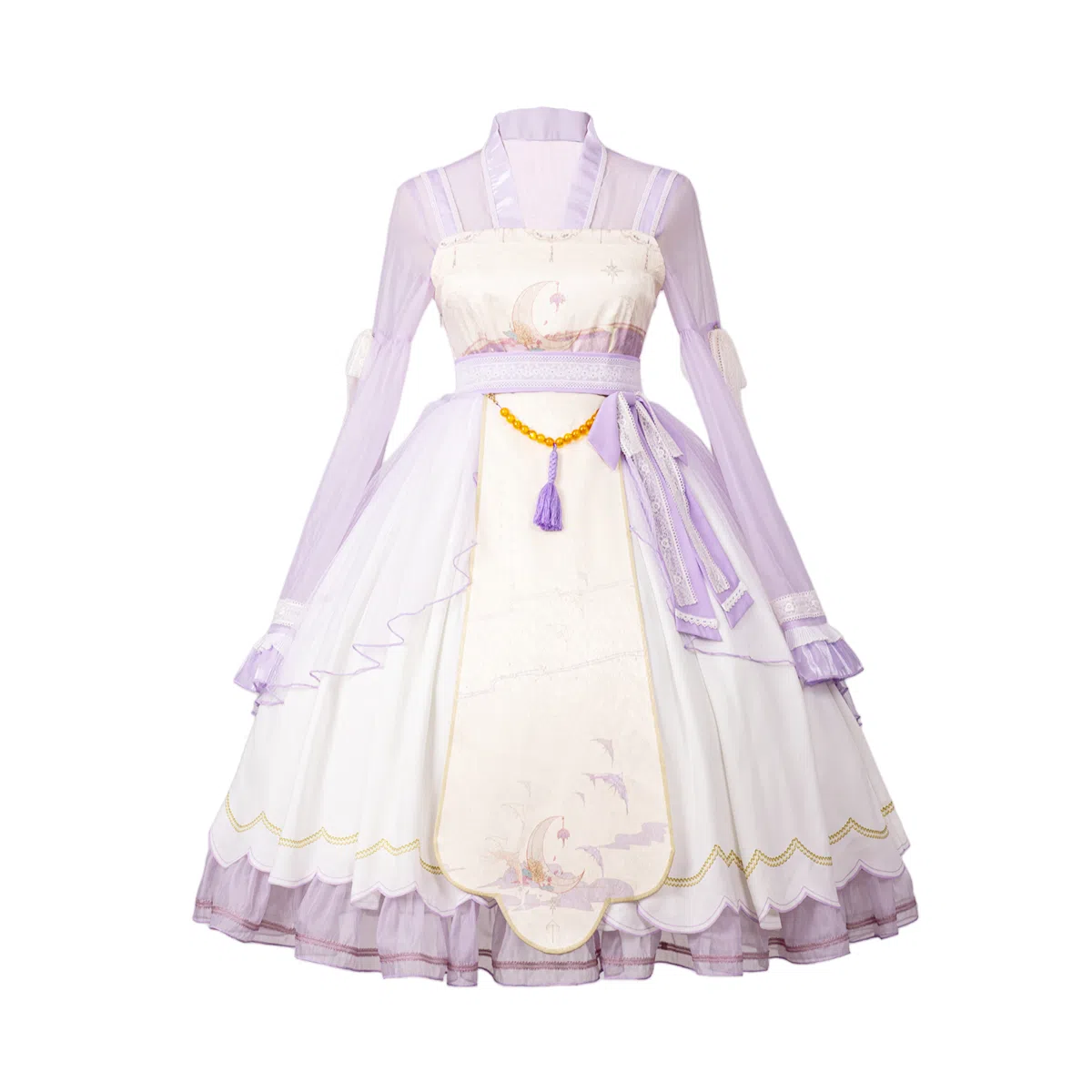 豹了个猫 夜与莺可爱华丽洛丽塔长袖连衣裙 萝莉装