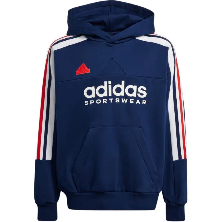 adidas Tiro Nations Pack Hoodie Navy/White/Scarlet