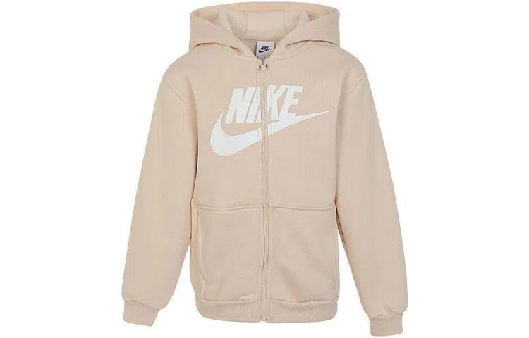 Nike K Nsw Club Flc Hd Fz Ls Hbr Logo