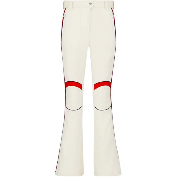 DIOR FW22 Colorblock Stripe Ski Pants Beige