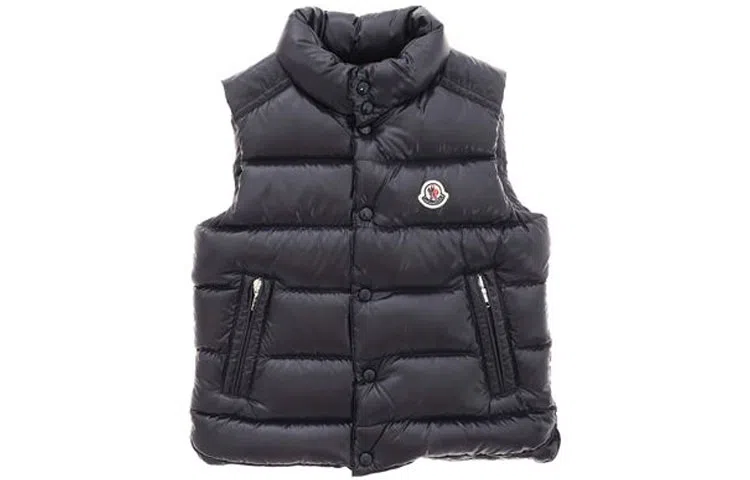 Moncler FW21 Quilted Down Vest Navy Blue Kids