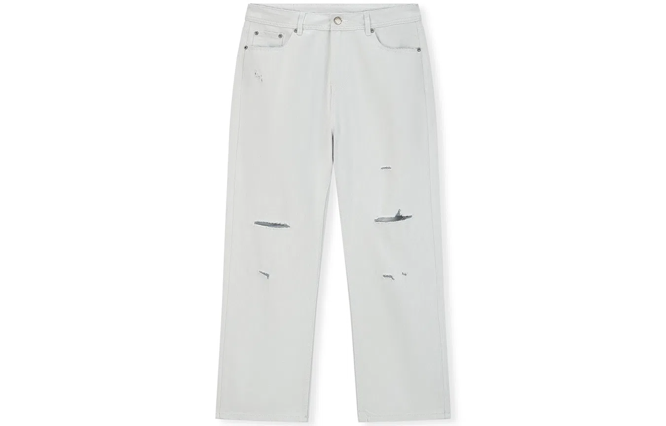 BONELESS Loose Street Retro Straight Jeans