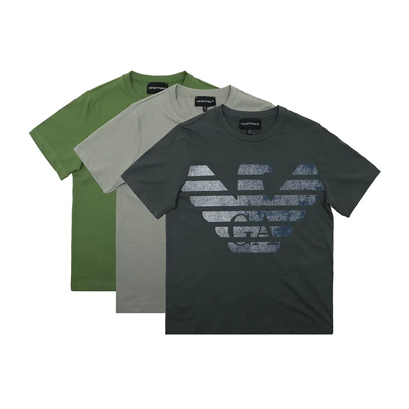 Emporio Armani SS24 Logo T-Shirt 3-Pack