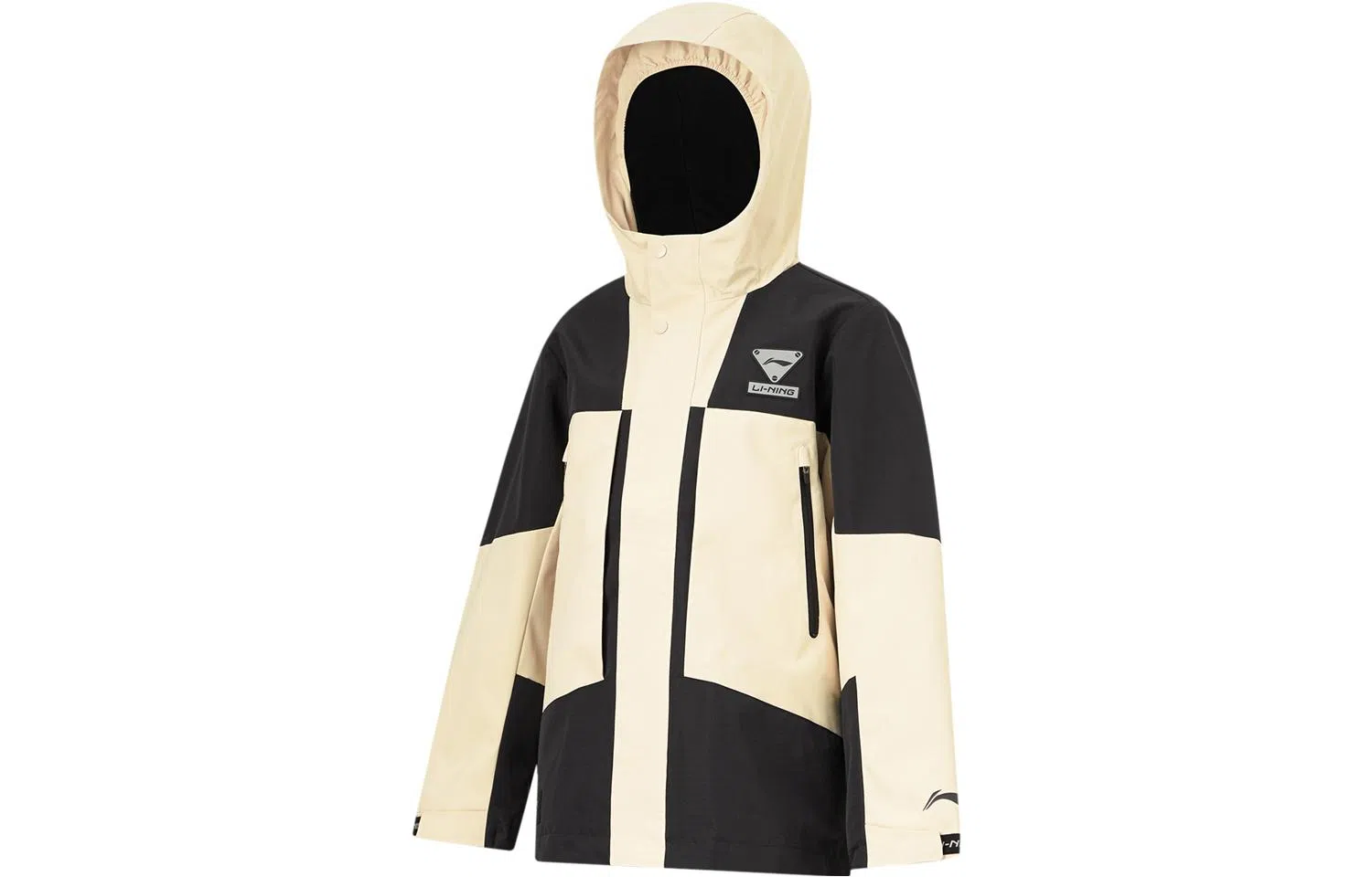 李宁儿童 宽松连帽加绒风衣 儿童款