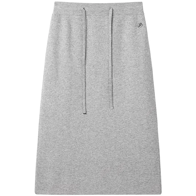 Peacebird x Prince High Waist Skirt Light Grey