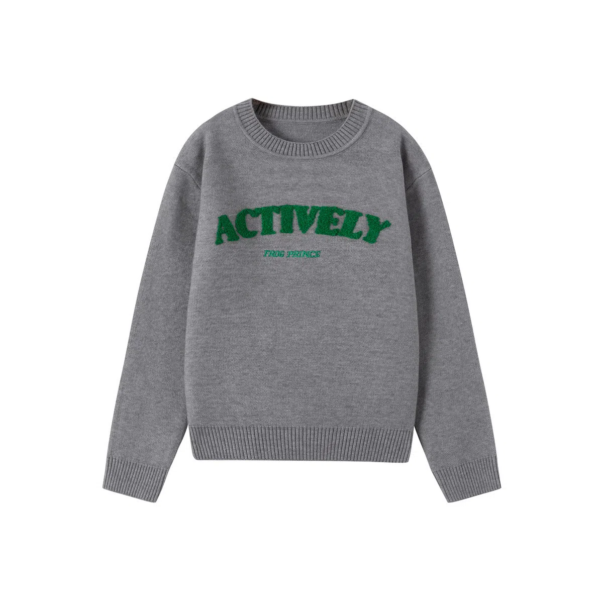 青蛙王子 亲肤百搭圆领舒适毛衣 儿童款