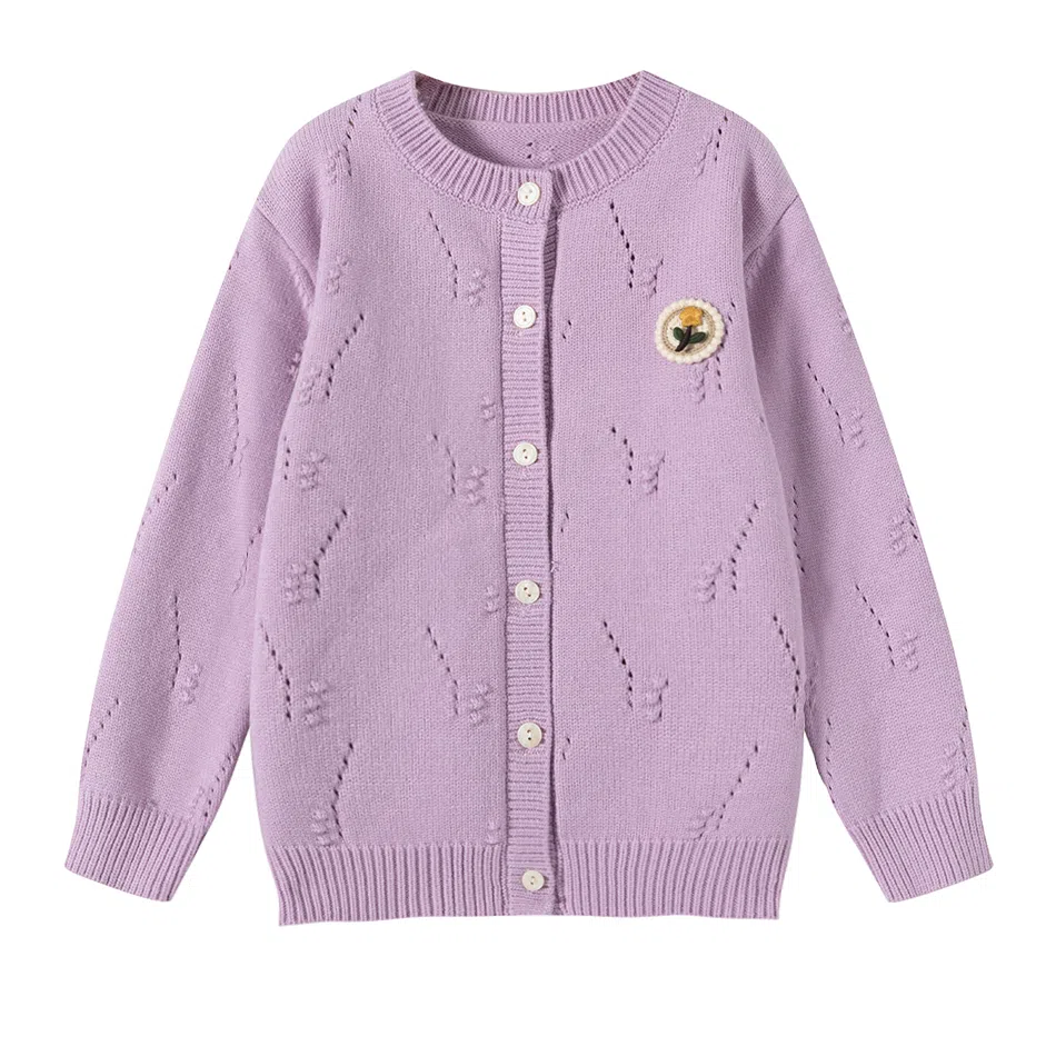 青蛙王子 舒适宽松纯色洋气百搭毛衣 儿童款