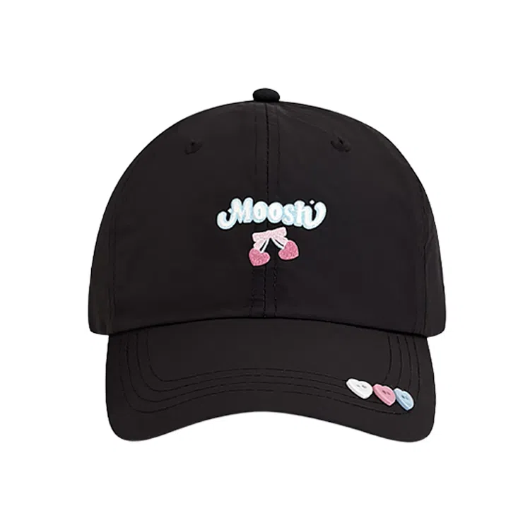 浪莎 日系樱桃小清新速干轻薄出游透气时尚潮流百搭遮阳防晒大头围显脸小 棉 鸭舌帽 男女同款情侣款