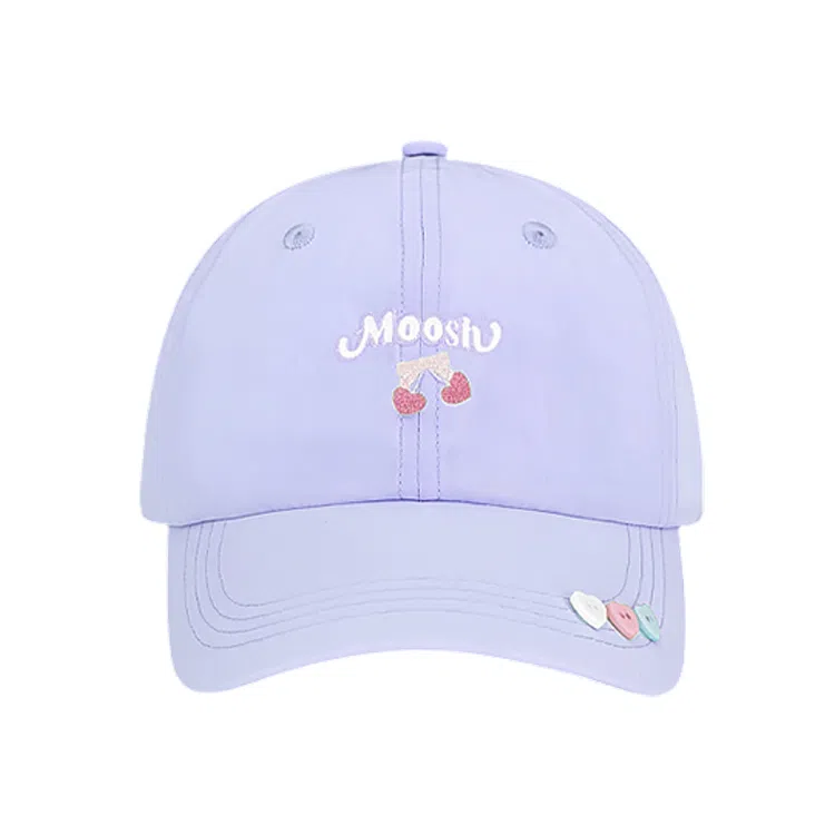 浪莎 日系樱桃小清新速干轻薄出游透气时尚潮流百搭遮阳防晒大头围显脸小 棉 鸭舌帽 男女同款情侣款