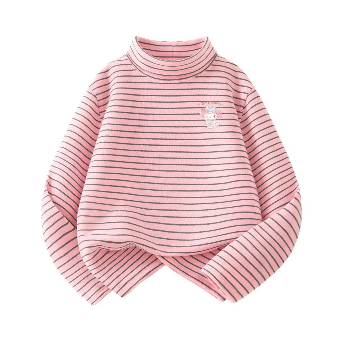 Hello Kitty Turtleneck Striped Sweater Kids
