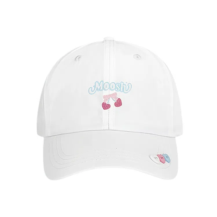 浪莎 日系樱桃小清新速干轻薄出游透气时尚潮流百搭遮阳防晒大头围显脸小 棉 鸭舌帽 男女同款情侣款