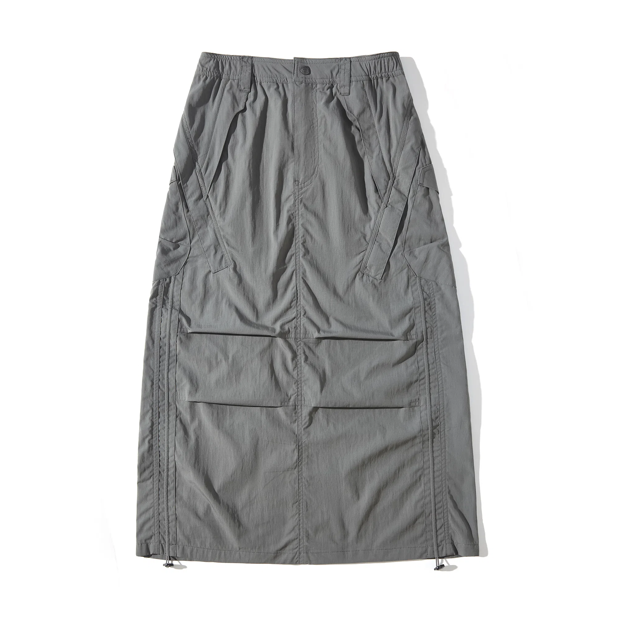 Lanqi Vintage Loose Fish Tail Skirt