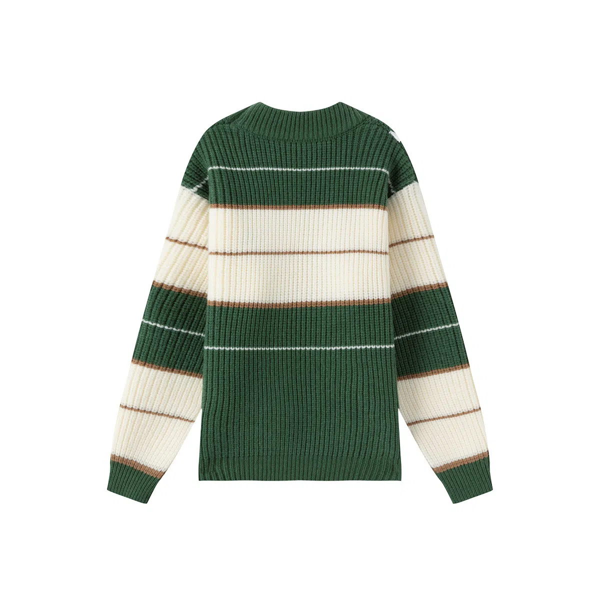 青蛙王子 时尚洋气休闲百搭条纹长袖毛衣 中小童