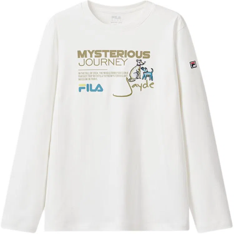 FILA KIDS WHITE LINE T