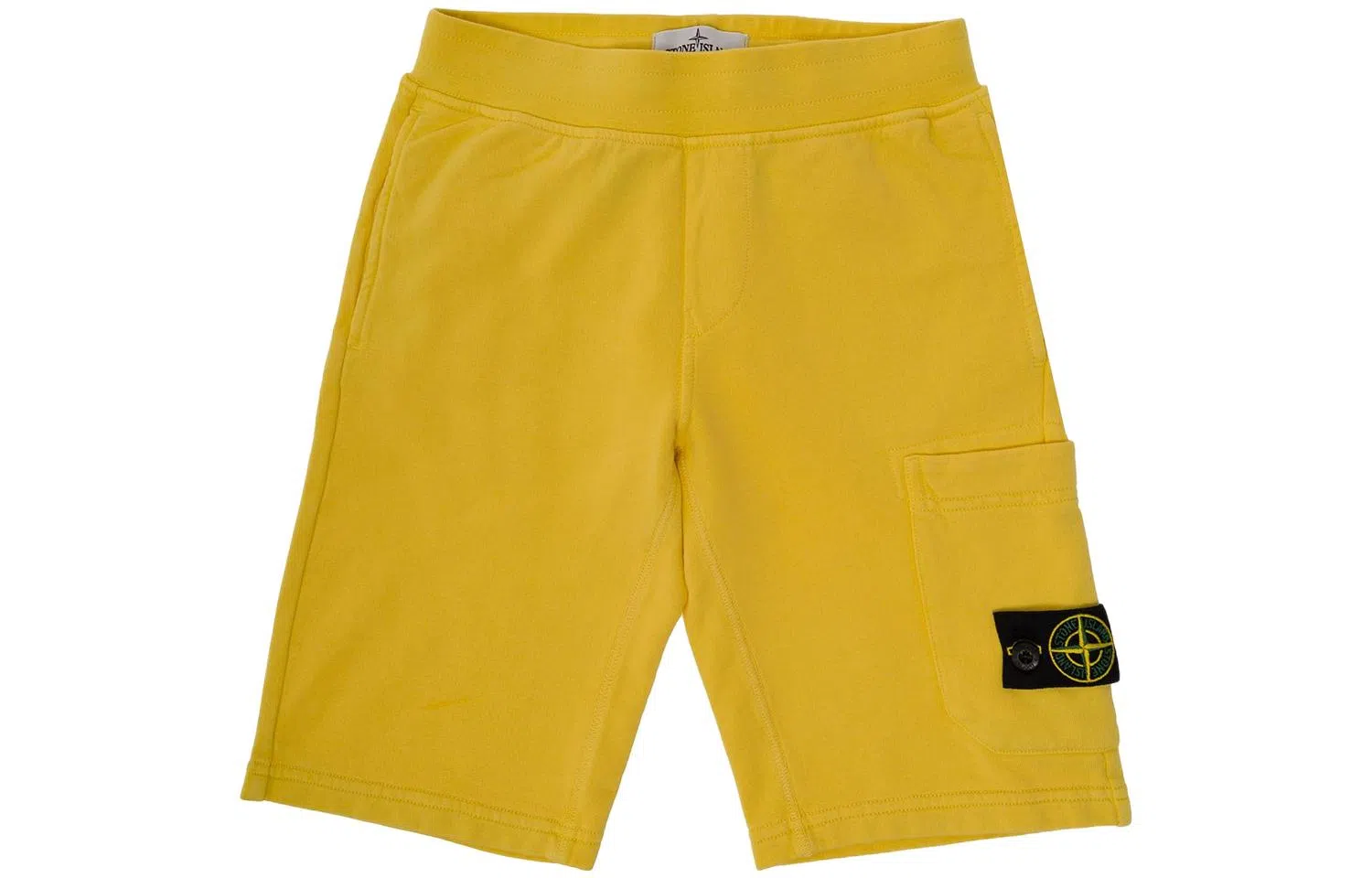 Stone Island Kids Shorts Yellow