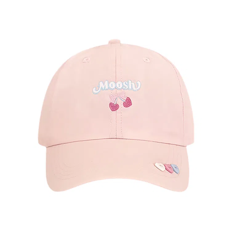 浪莎 日系樱桃小清新速干轻薄出游透气时尚潮流百搭遮阳防晒大头围显脸小 棉 鸭舌帽 男女同款情侣款