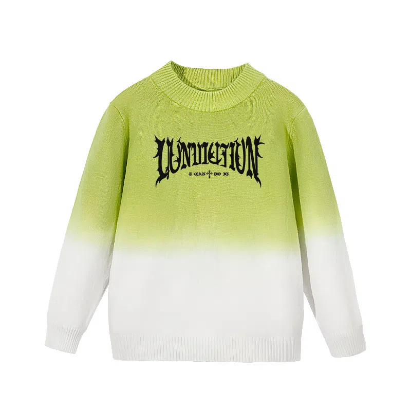 大童 棉致 休闲宽松针织长袖毛衣