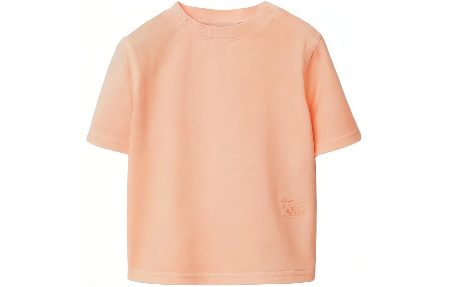 Burberry Kids Crew Neck T-Shirt Pink