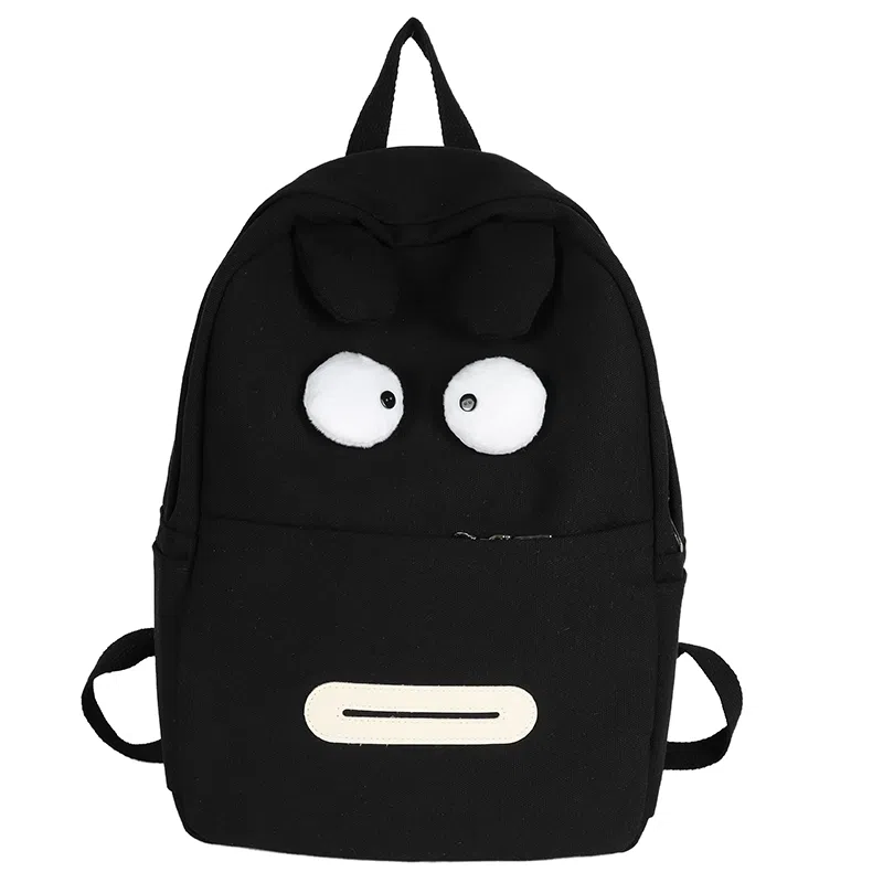 Park Bear Nylon Backpack Rose Red/Black