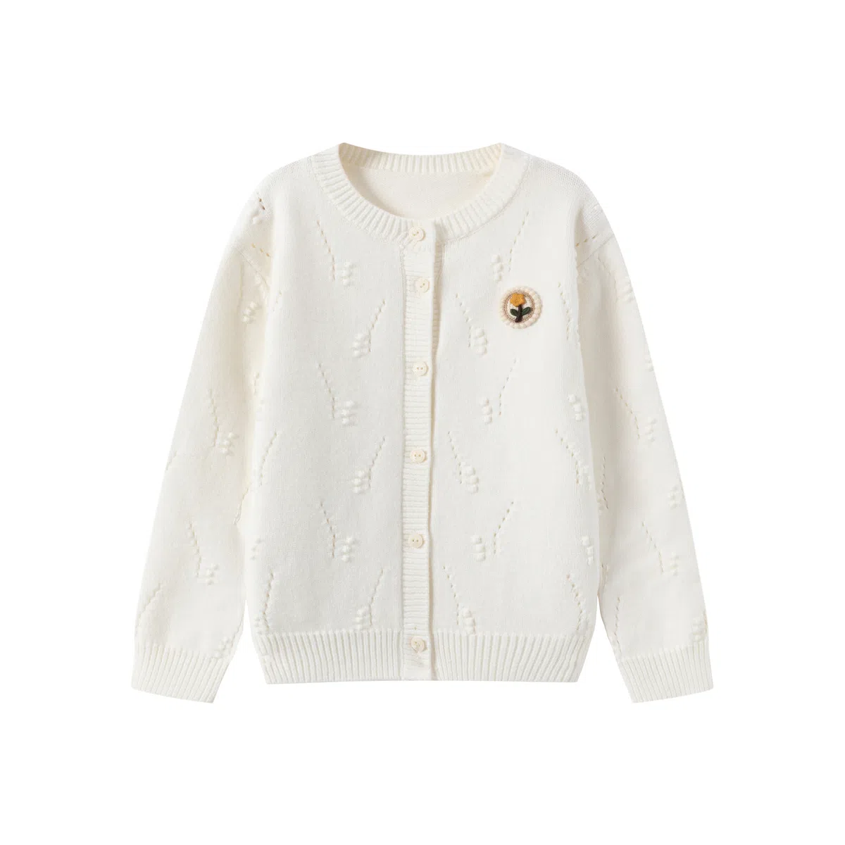 青蛙王子 舒适宽松纯色洋气百搭毛衣 儿童款