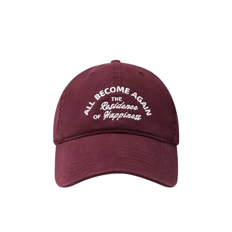 艾佳微 复古街头字母刺绣图案软顶弯檐棒球帽百搭潮流显白显脸小 棉 鸭舌帽 男女同款情侣款