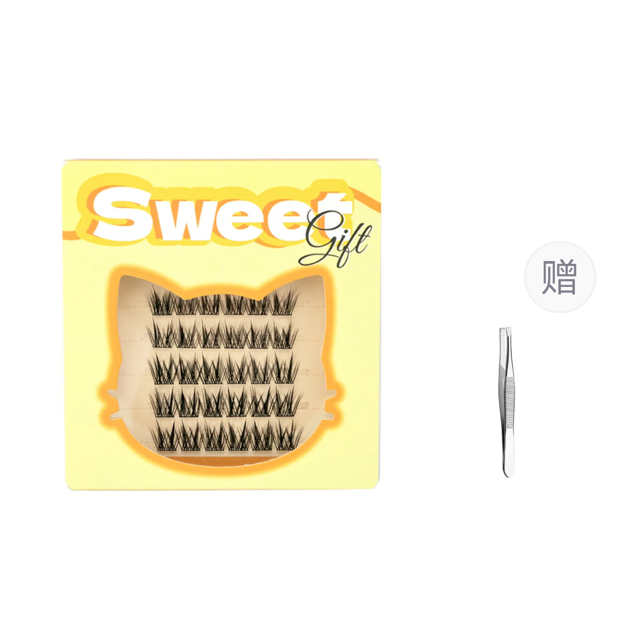 酷乐丝 免胶款 鼠系 假睫毛 单簇浓密款