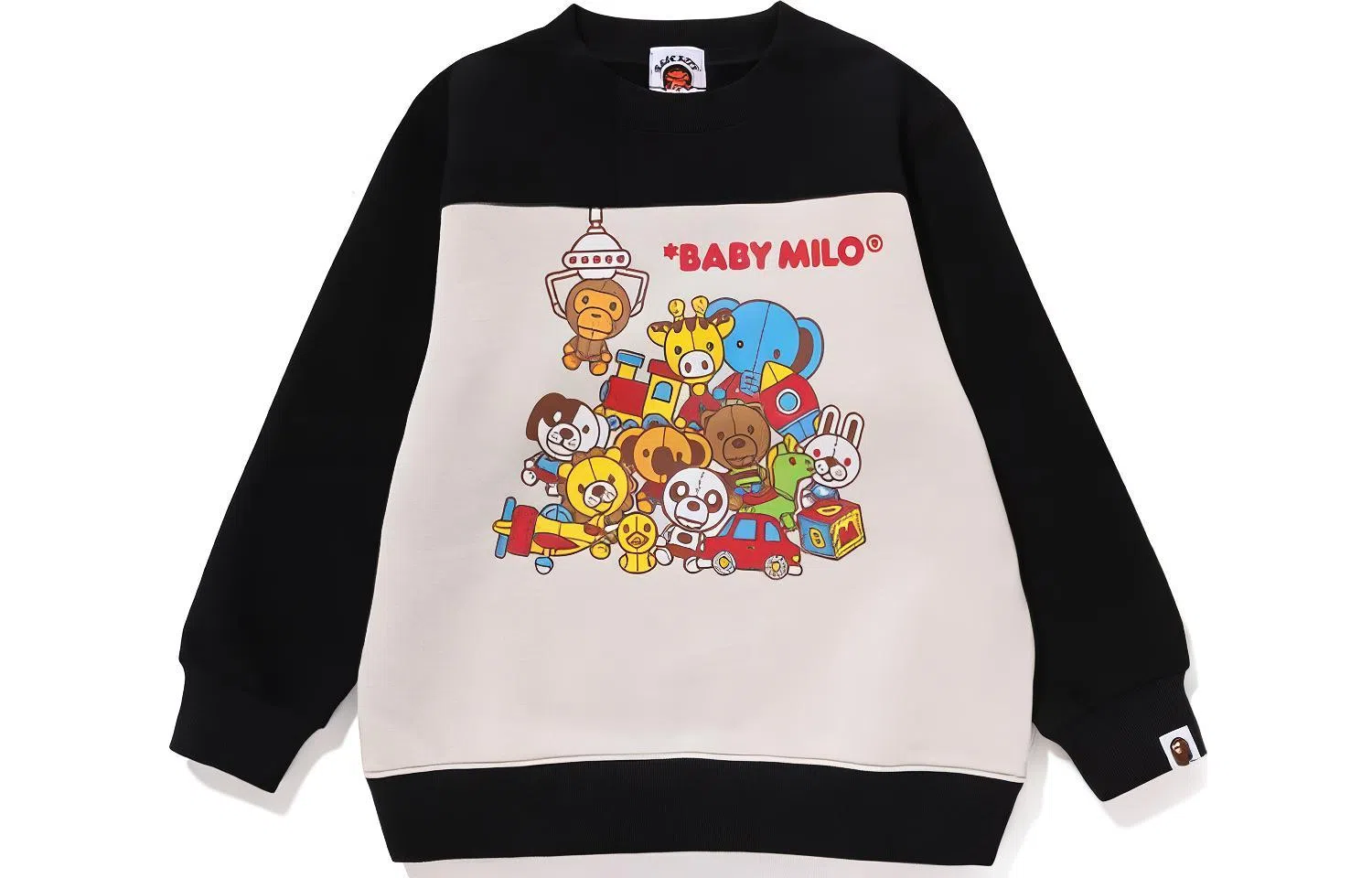 A BATHING APE Milo UFO Game Crewneck