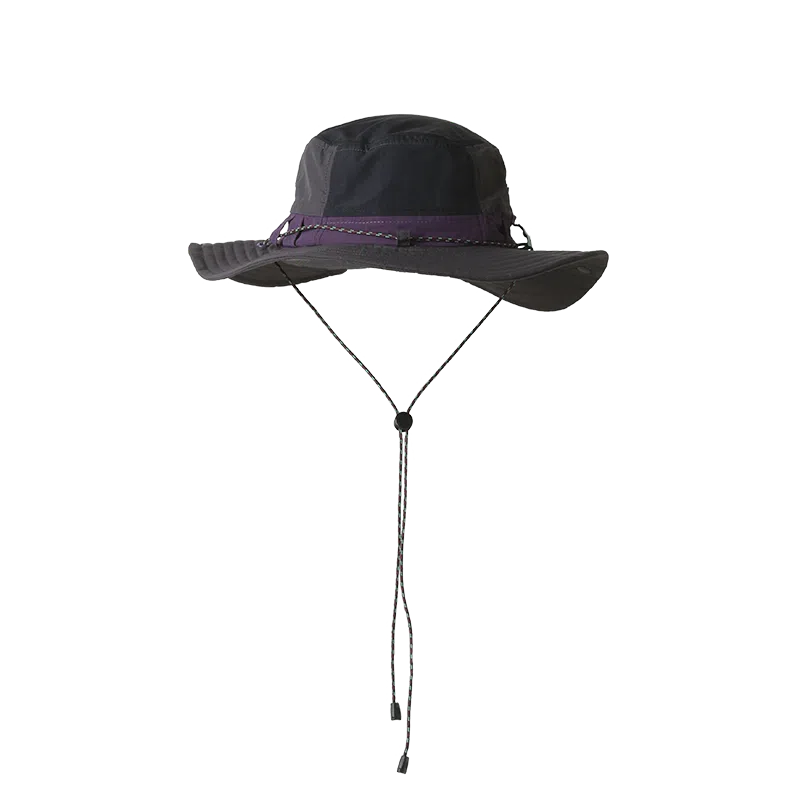 云朵工厂 大帽檐拼色休闲户外穿搭薄款 锦纶 渔夫帽 女款