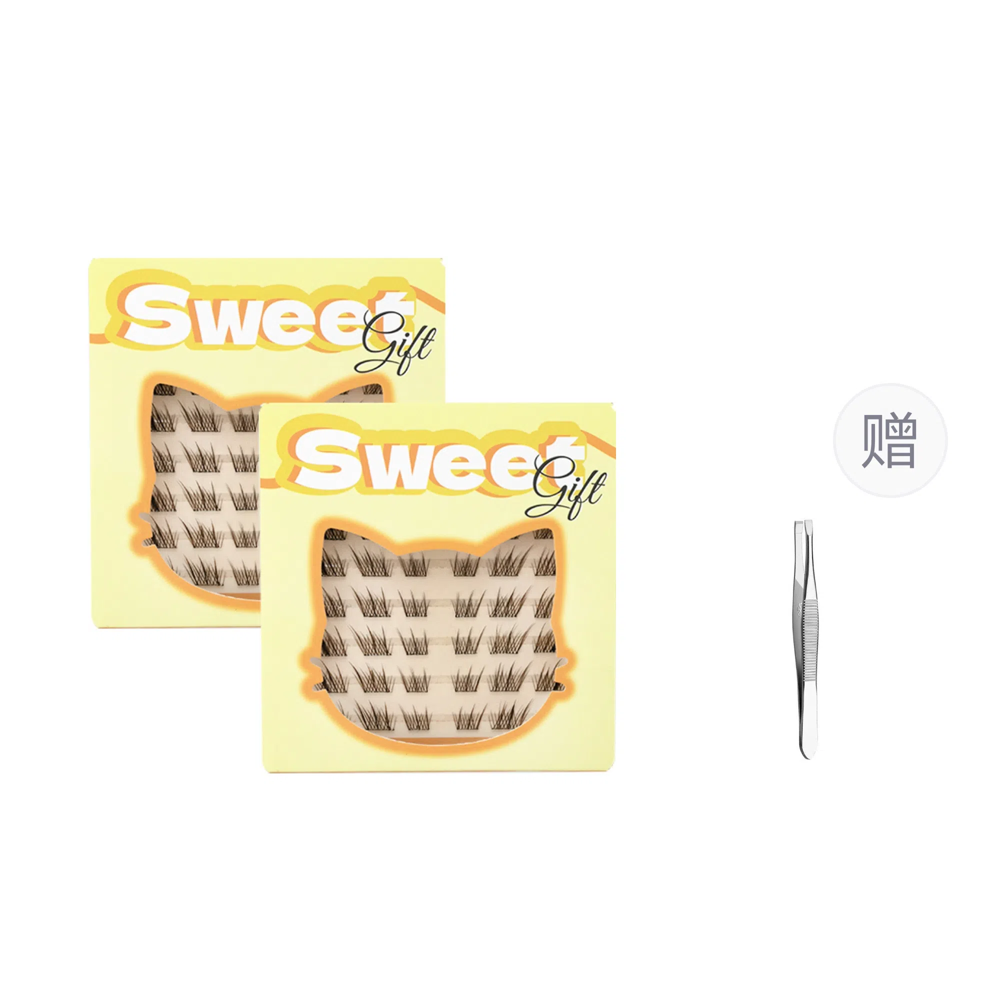 酷乐丝 短款黑棕苏妲己假睫毛 眼尾拉长款