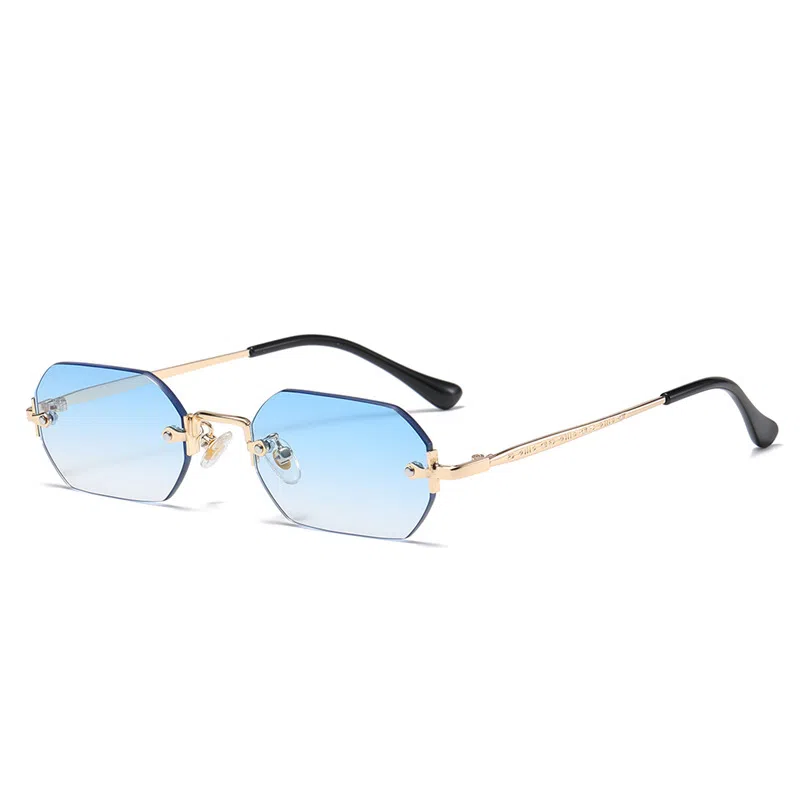 SOMAN Fashion Polygon Frameless Sunglasses
