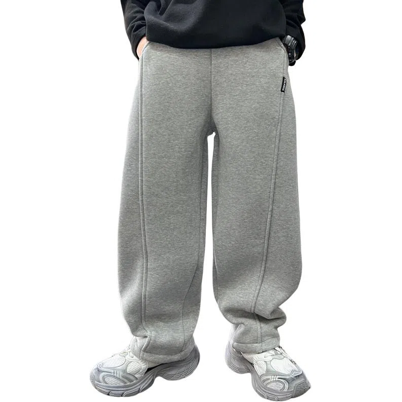 儿童款 雅鹿针织运动裤 洋气时尚纯色百搭