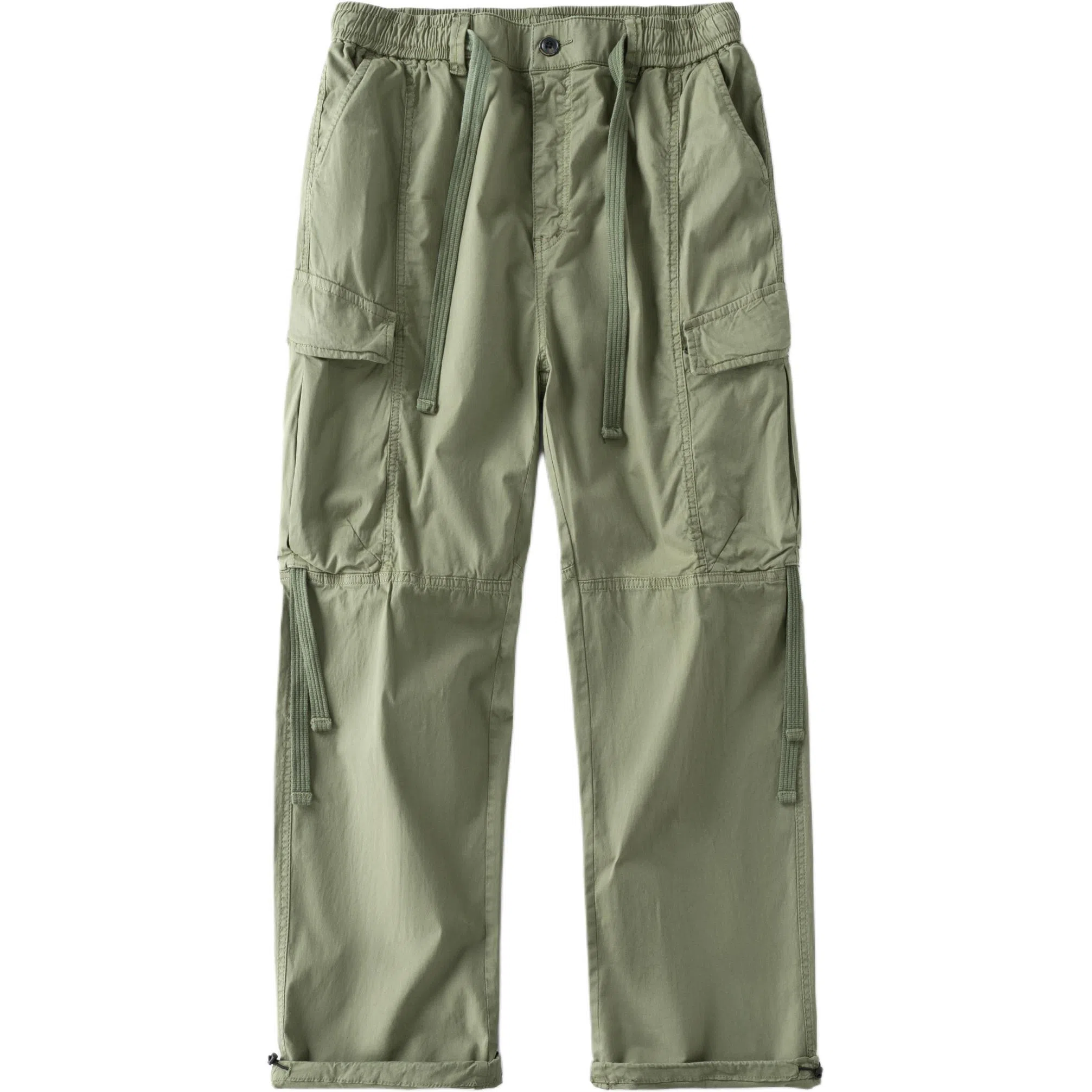 赞仕 美式复古纯色宽松户外直筒工装裤 男款