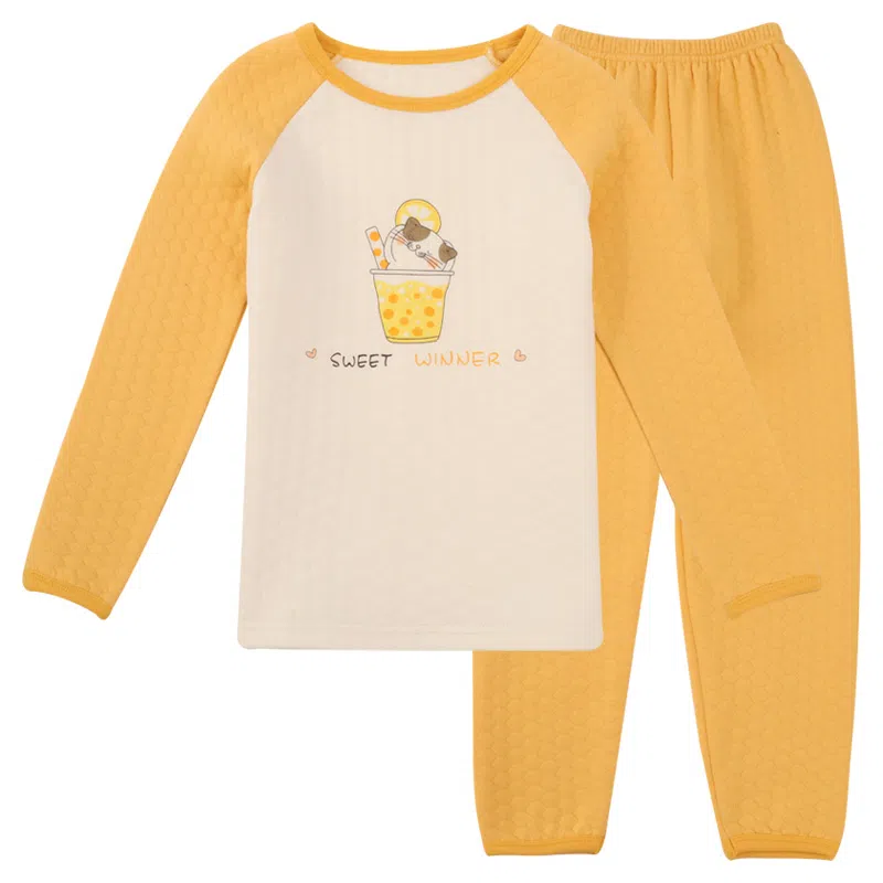 红豆 舒适亲肤百搭柔软可爱简约大方保暖套装青少年