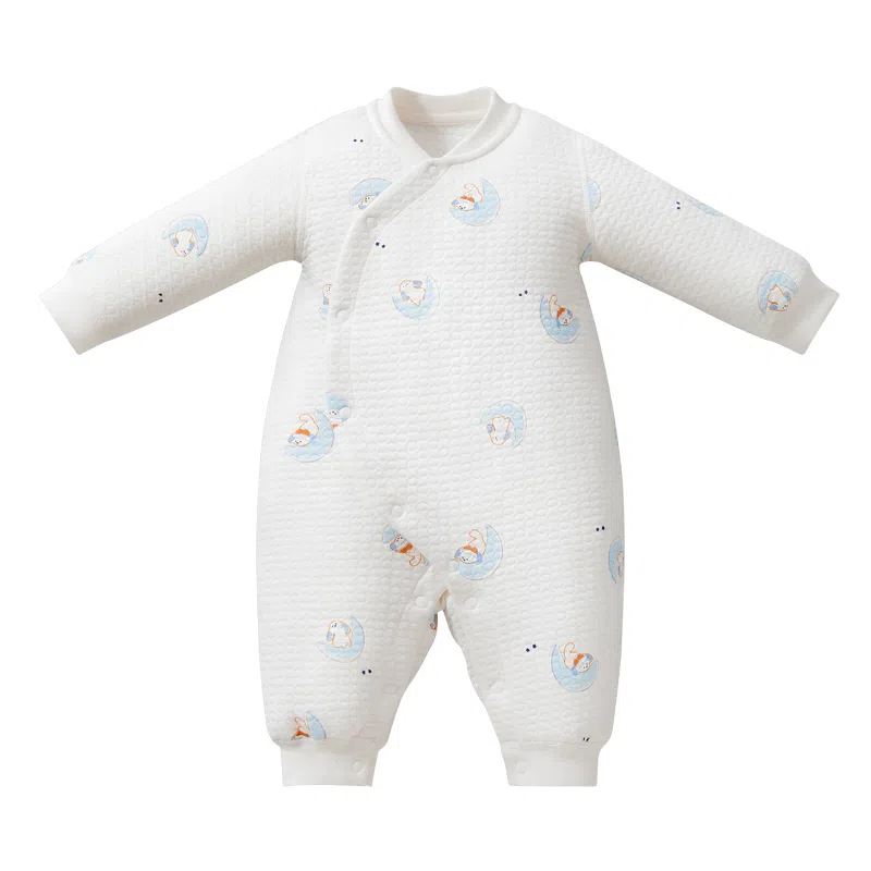 十月结晶 舒适亲肤休闲长袖连体衣 婴幼童