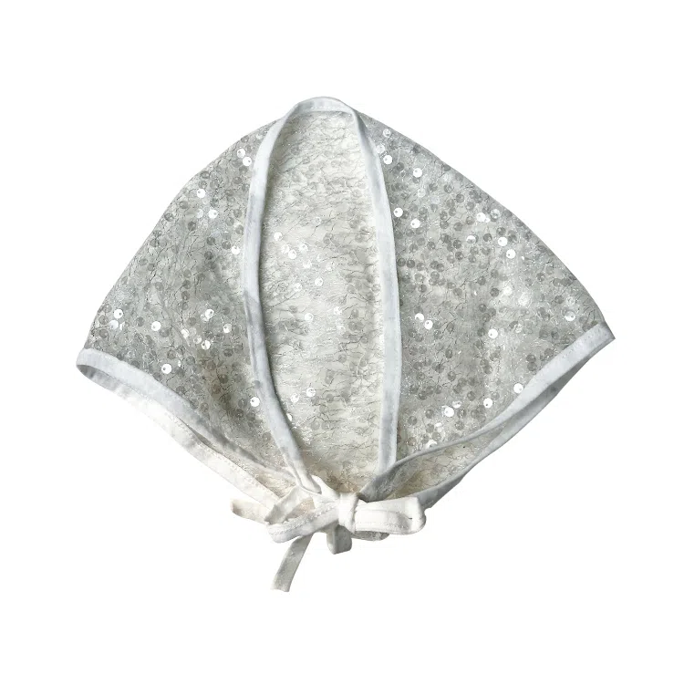 杨同学 复古亮片头饰防晒包 涤纶 头巾 女款