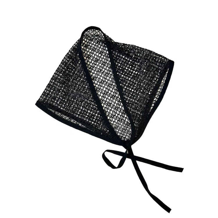 杨同学 法式针织镂空 涤纶 头巾 女款