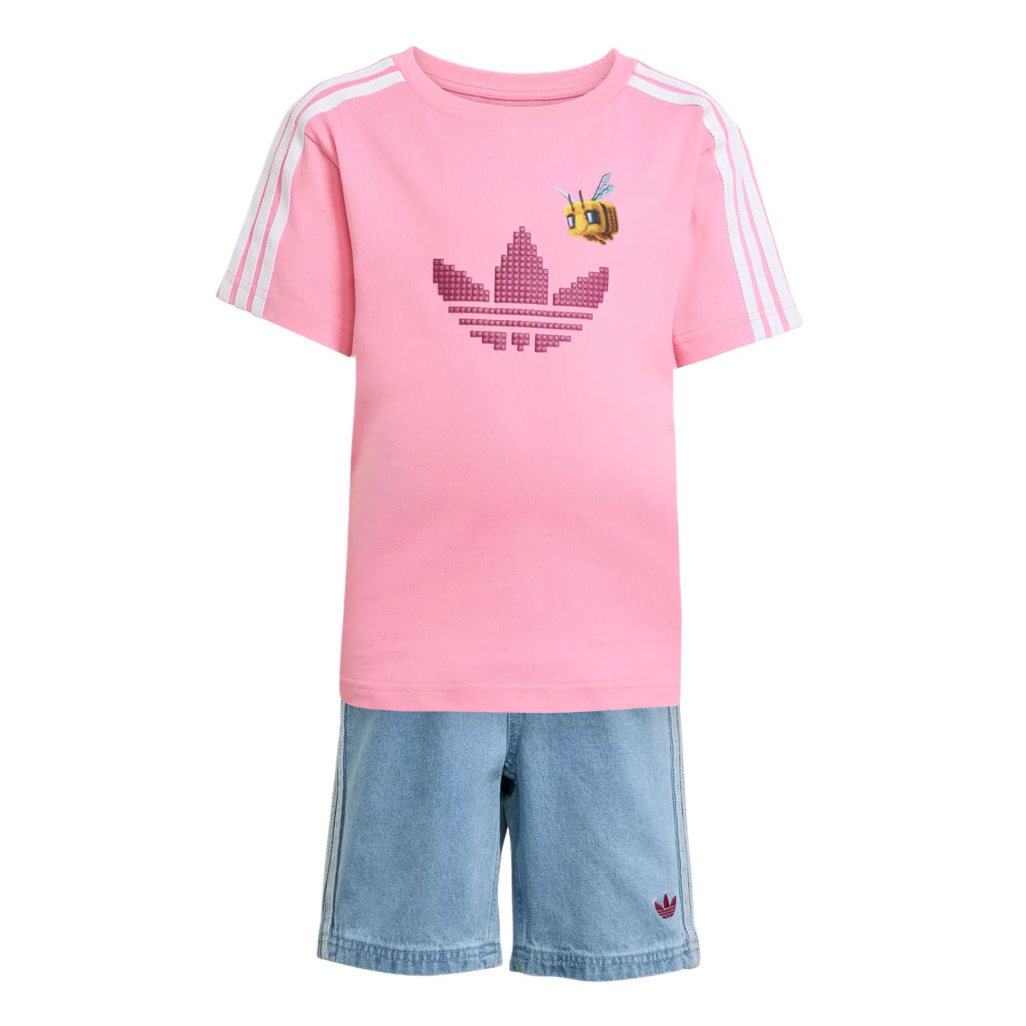 adidas x Minecraft Tee and Short Set