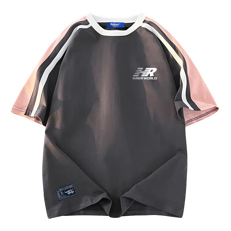 HAVR Basic Striped Raglan Tee