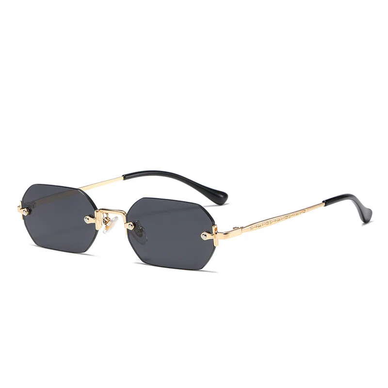 SOMAN Fashion Polygon Frameless Sunglasses