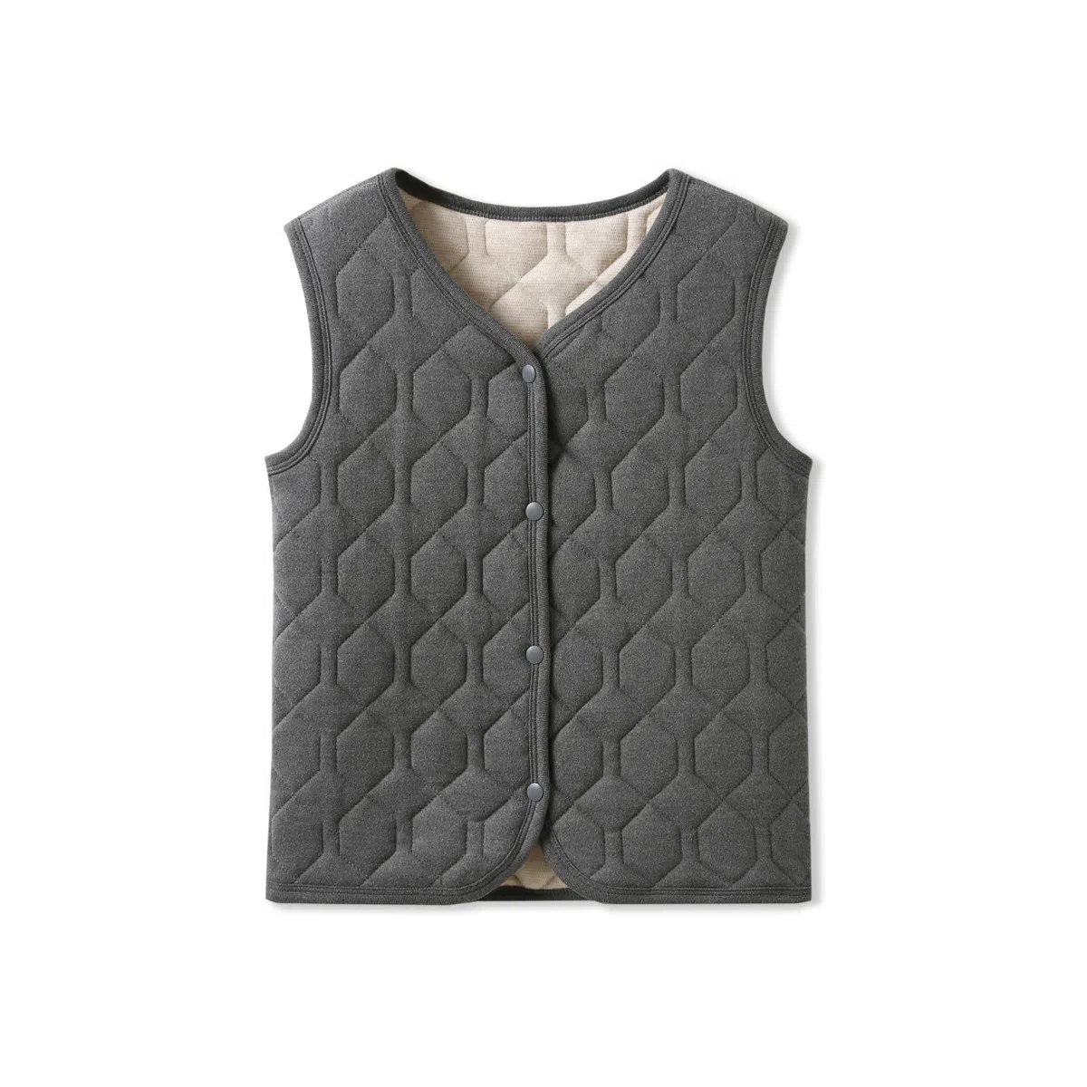 青蛙王子 柔软亲肤加厚纯色马甲 中小童