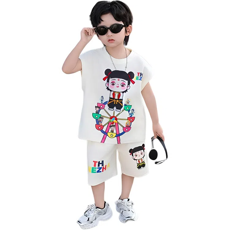 木木屋休闲运动套装 百搭透气亲肤舒适潮流 中小童