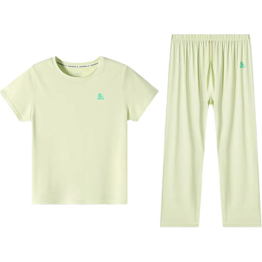 久岁伴 睡眠系列 舒适吸湿速干透气睡衣套装青少年