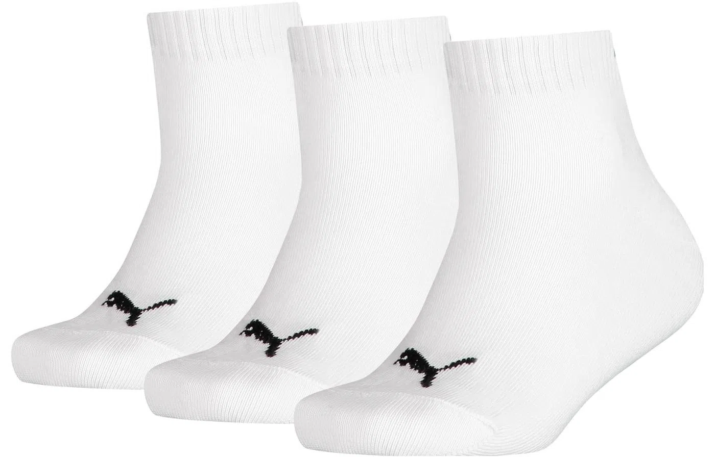 PUMA Kids' Quarter Socks 3 Pack 3