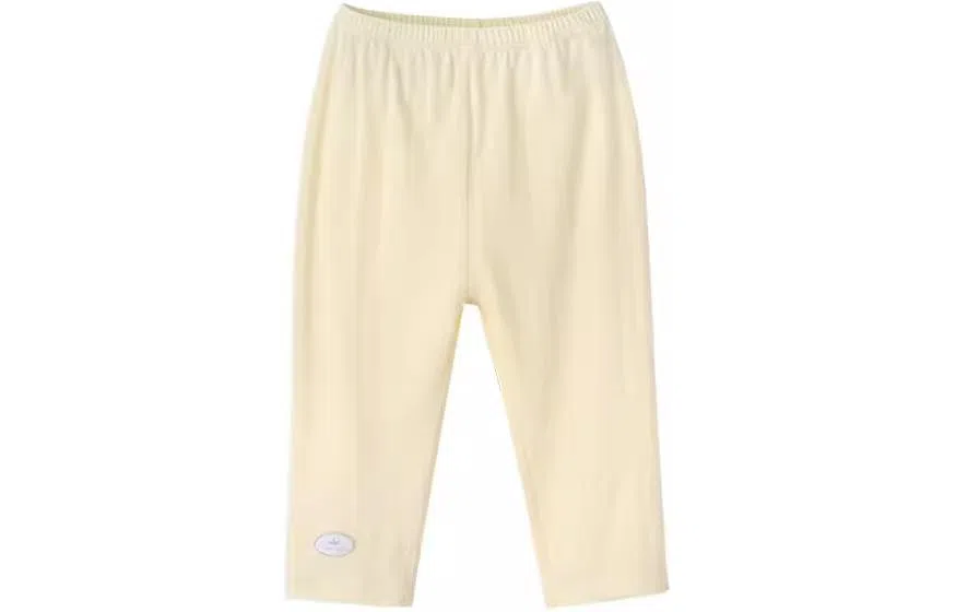 中小童款 英氏 舒适百搭松紧腰保暖裤 清新黄